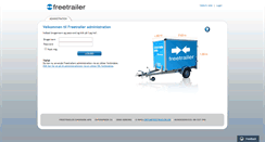 Desktop Screenshot of dk.administration.freetrailer.dk